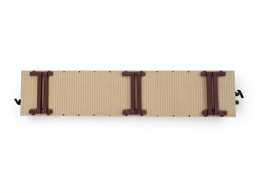 Vintage HO Scale Great Northern Flat Car #42953 with Stakes Model Train